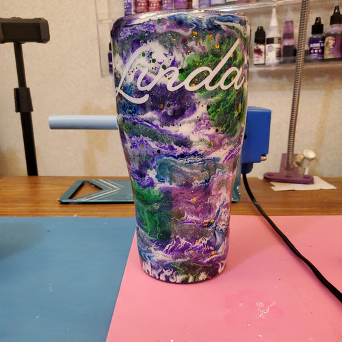 30 oz Tumbler Mardi Gras